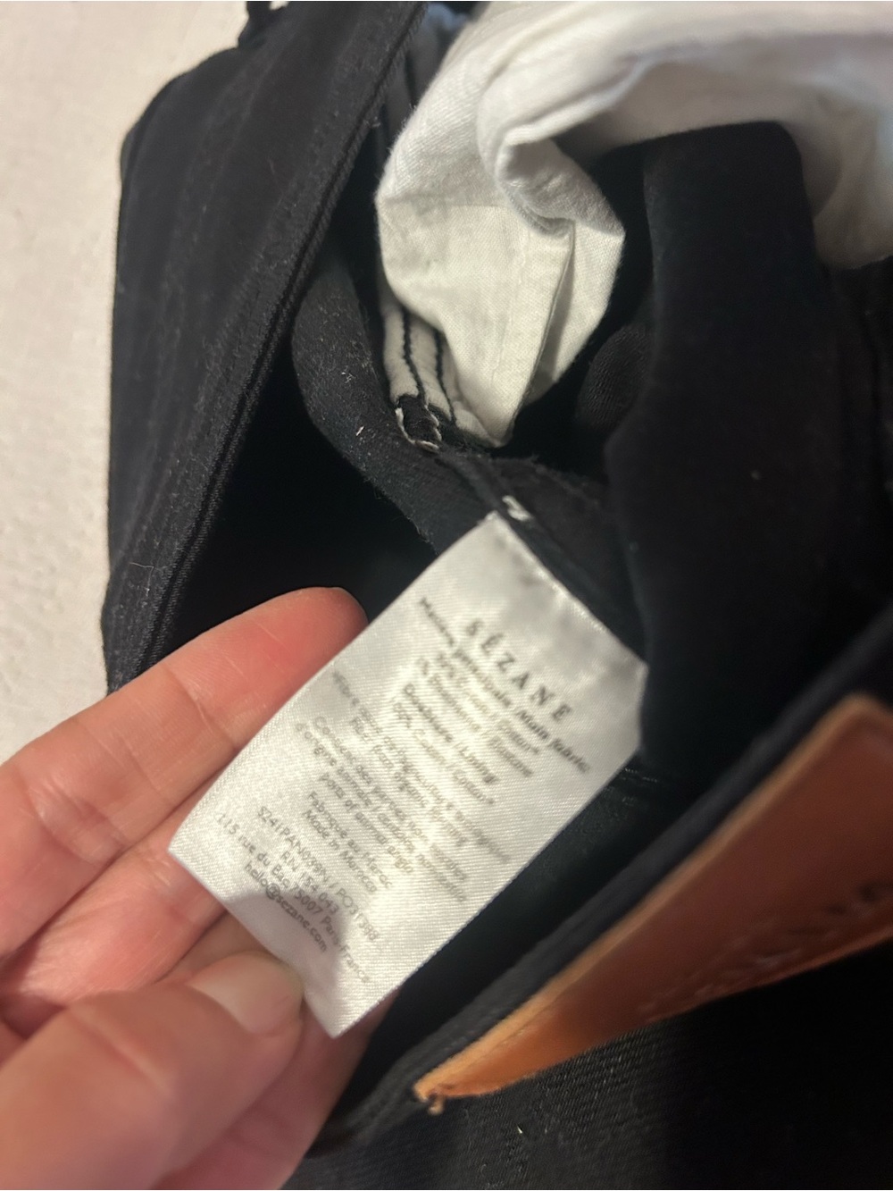 Sezane Black Le Crop Jeans size 38 / 6 - Picture 7 of 14